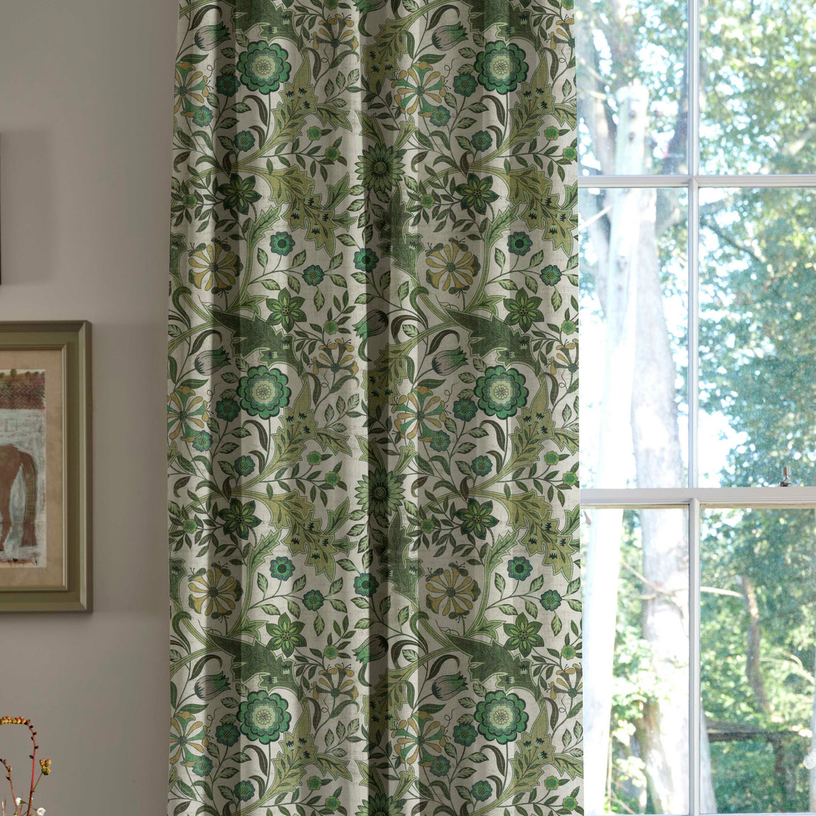 Linda Barker Home Agra Made To Measure Curtains Emerald