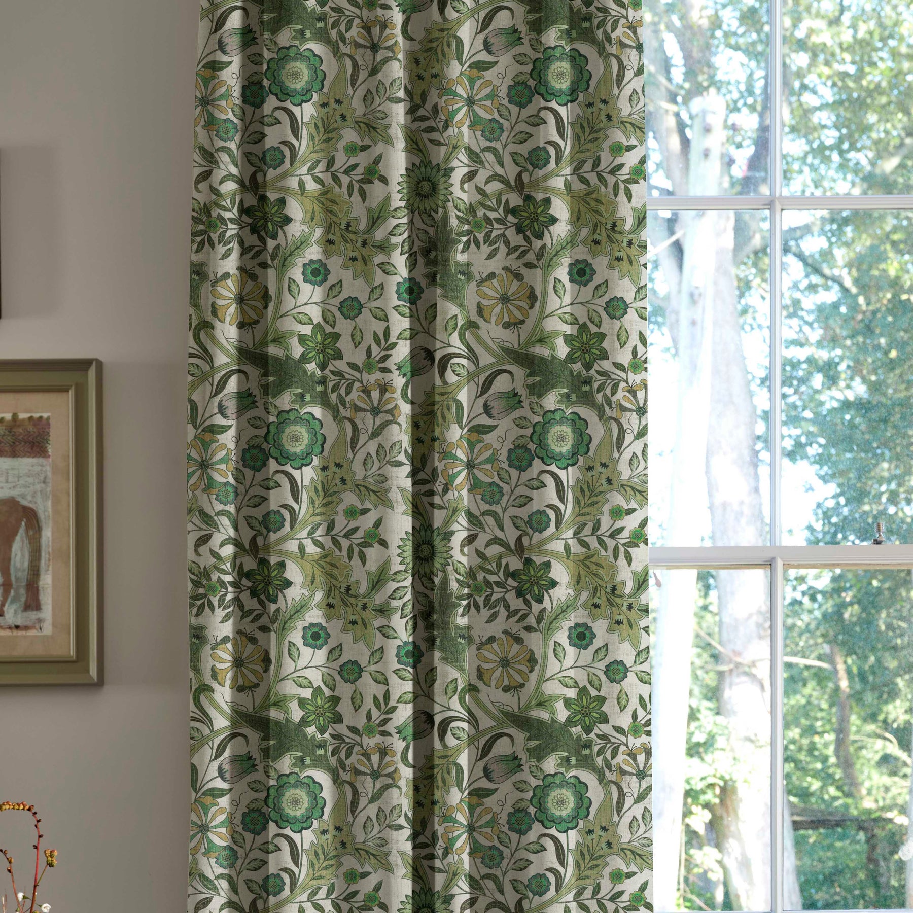 Linda Barker Home Agra Made To Measure Curtains Emerald