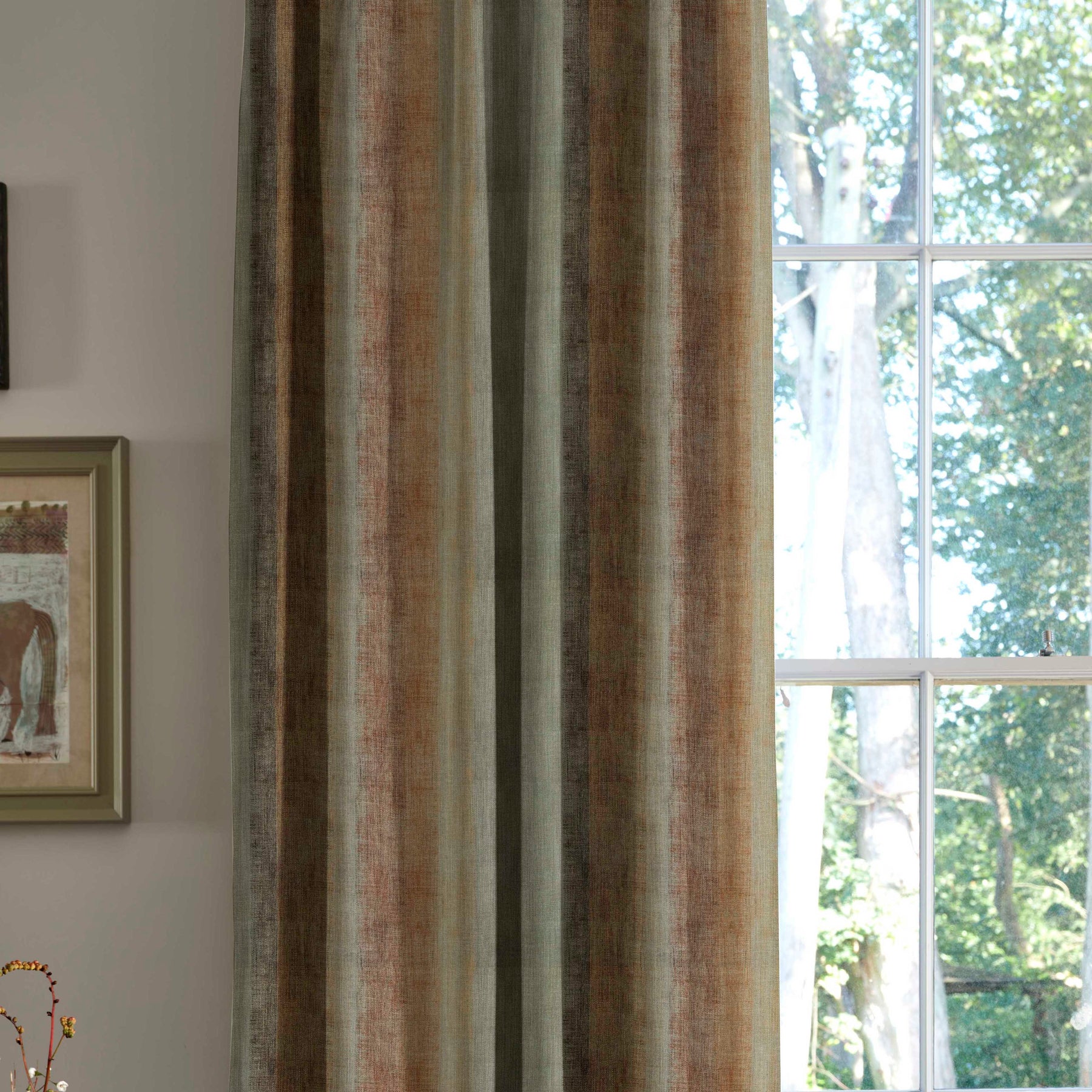 Linda Barker Home Bidar Blackout Made To Measure Curtains Mushroom