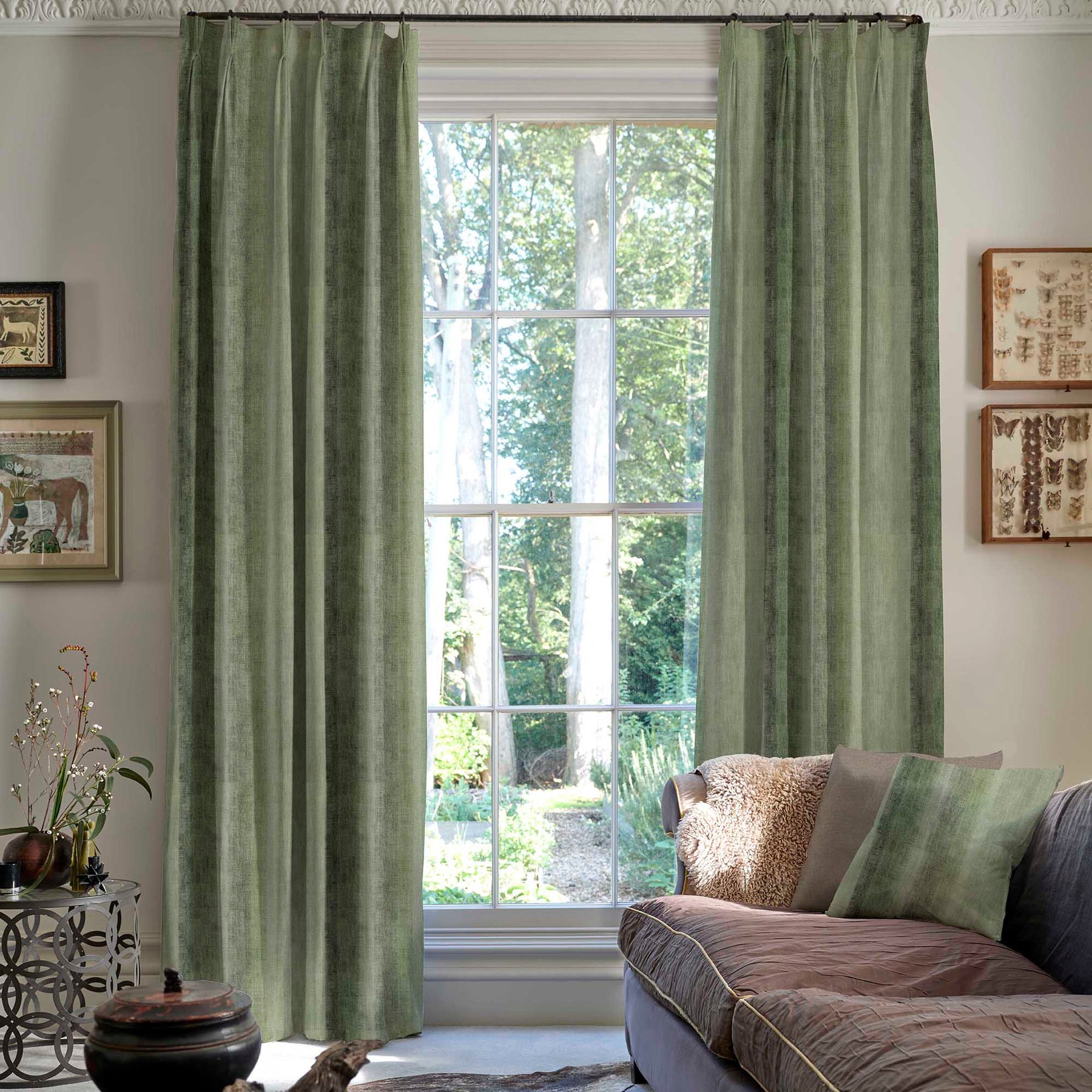 Linda Barker Home Bidar Blackout Made To Measure Roman Blind Emerald