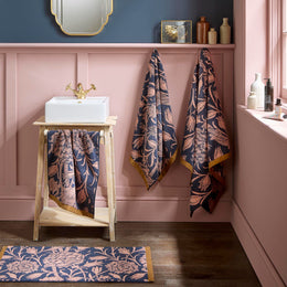 William Morris At Home Wild Tulip Towel Copper