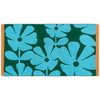 Orla Kiely Wildflower Towel Blue Lagoon
