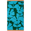 Orla Kiely Wildflower Towel Blue Lagoon