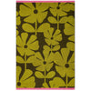 Orla Kiely Wildflower Towel Yellow Ochre