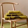 Orla Kiely Wildflower Towel Yellow Ochre