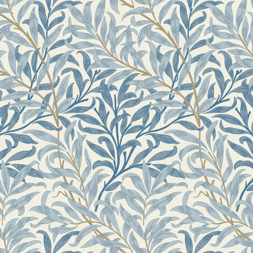 William Morris Willow Bough Digitally Printed Fabric Azure