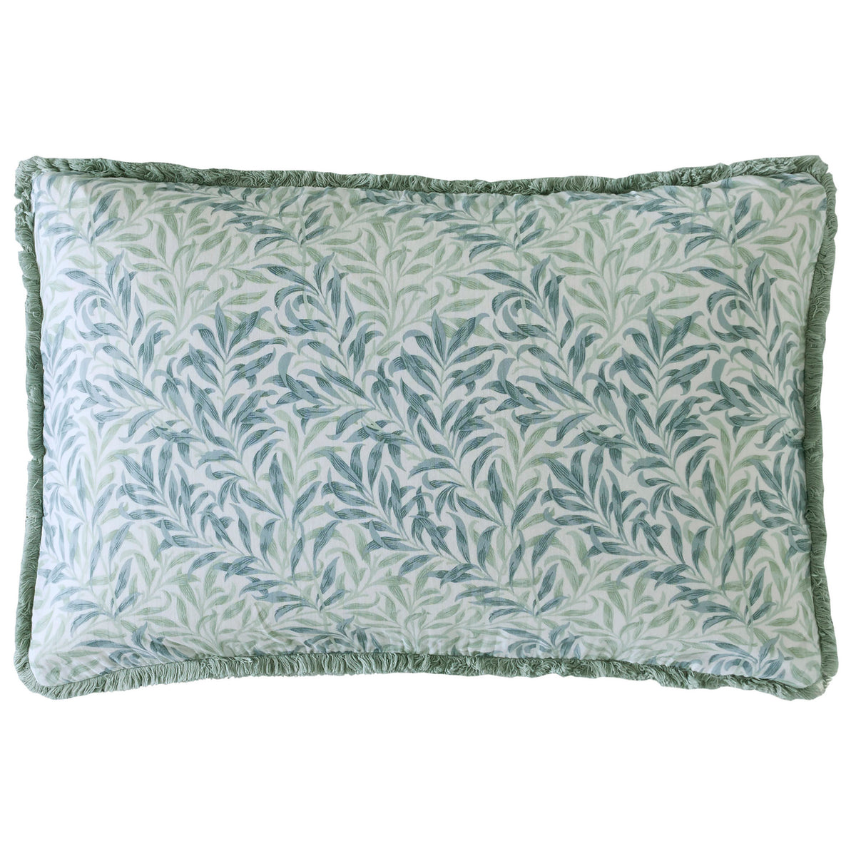 William Morris At Home Willow Bough Pair of Housewife Pillowcases Sage