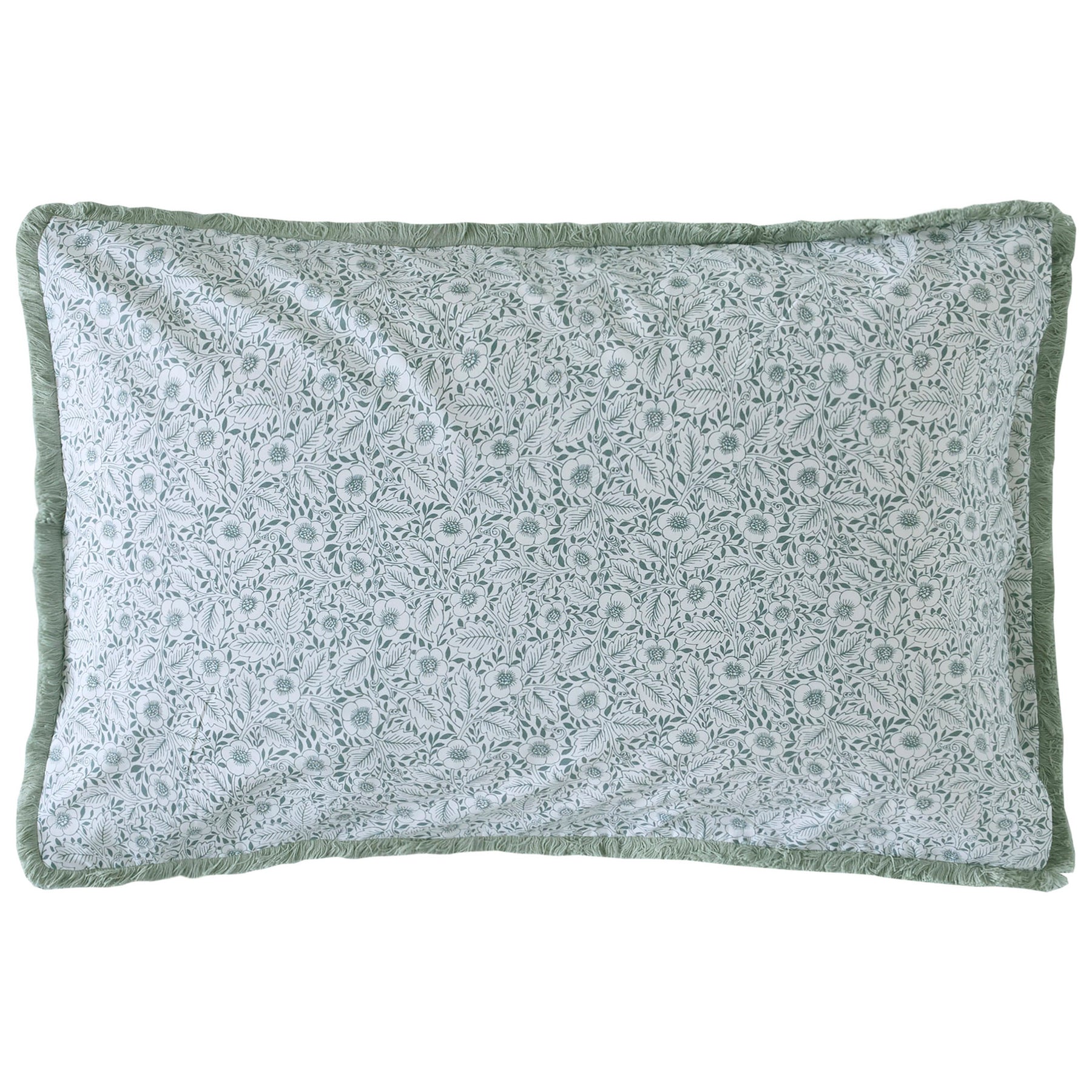 William Morris At Home Willow Bough Pair of Housewife Pillowcases Sage