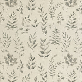 ANTE DECOR Willow Printed Cotton Fabric French Grey