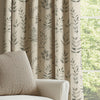 ANTE DECOR Willow Printed Cotton Made To Measure Curtains French Grey