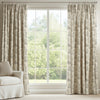 ANTE DECOR Willow Printed Cotton Made To Measure Curtains French Grey