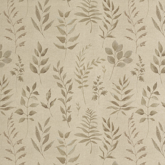 ANTE DECOR Willow Printed Cotton Made To Measure Roman Blind Natural