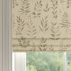 ANTE DECOR Willow Printed Cotton Made To Measure Roman Blind Natural