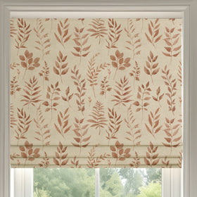 ANTE DECOR Willow Printed Cotton Made To Measure Roman Blind Spice