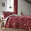 Dreams & Drapes Woodland Owls Duvet Cover Bedding Set Red