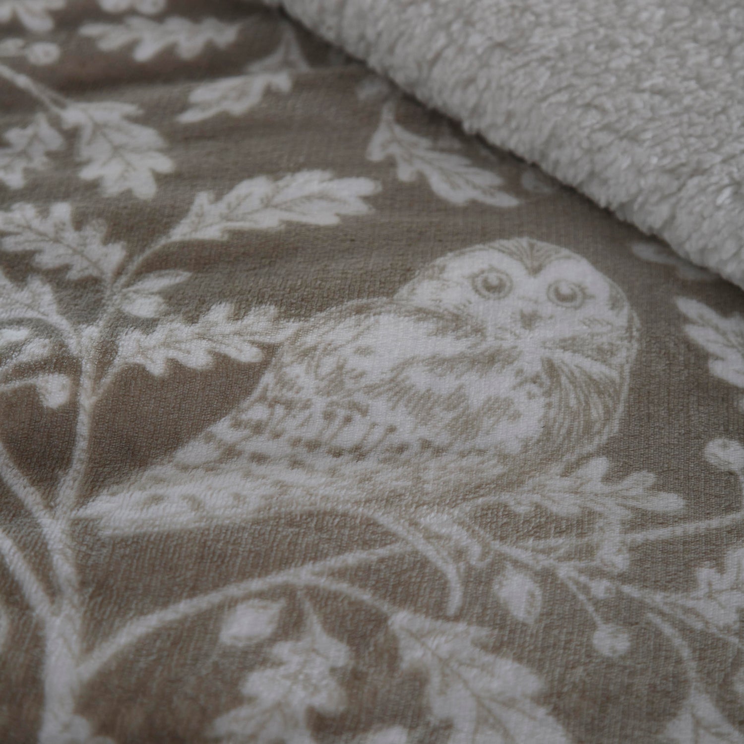 Dreams & Drapes Woodland Owls Duvet Cover Bedding Set Sage