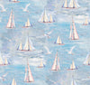 ANTE DECOR Sail Away Made to Measure Roman Blind Ocean