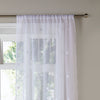 Appletree Boutique Zara Ready Made Single Voile Curtain White
