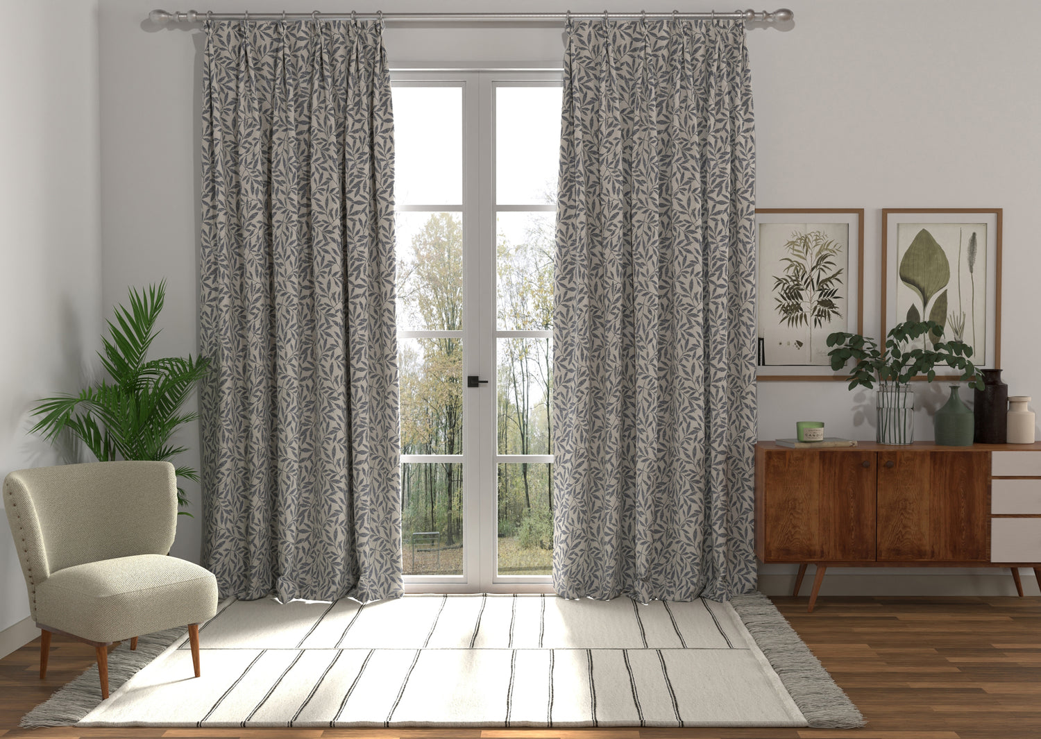 Abele Made to Measure Curtain Navy