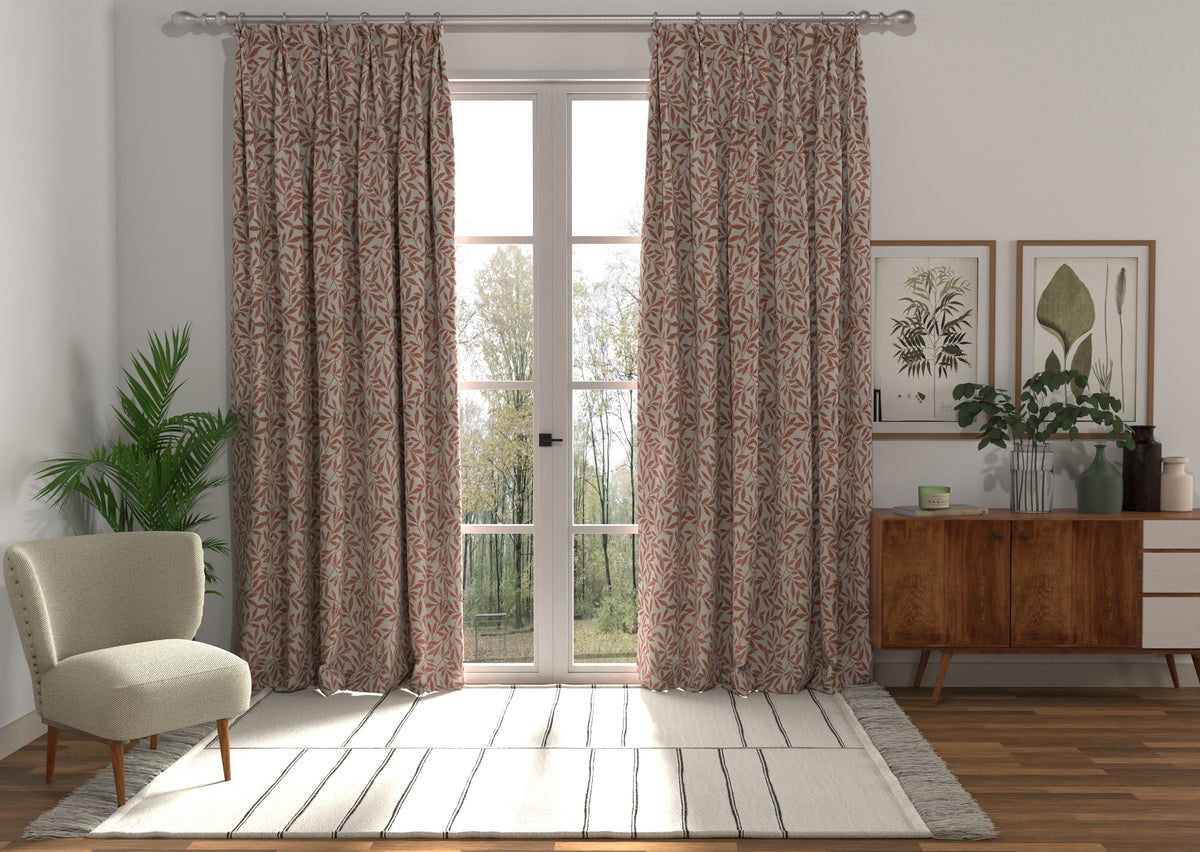 Abele Made to Measure Curtain Terracotta