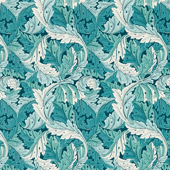Acanthus Fabric Teal