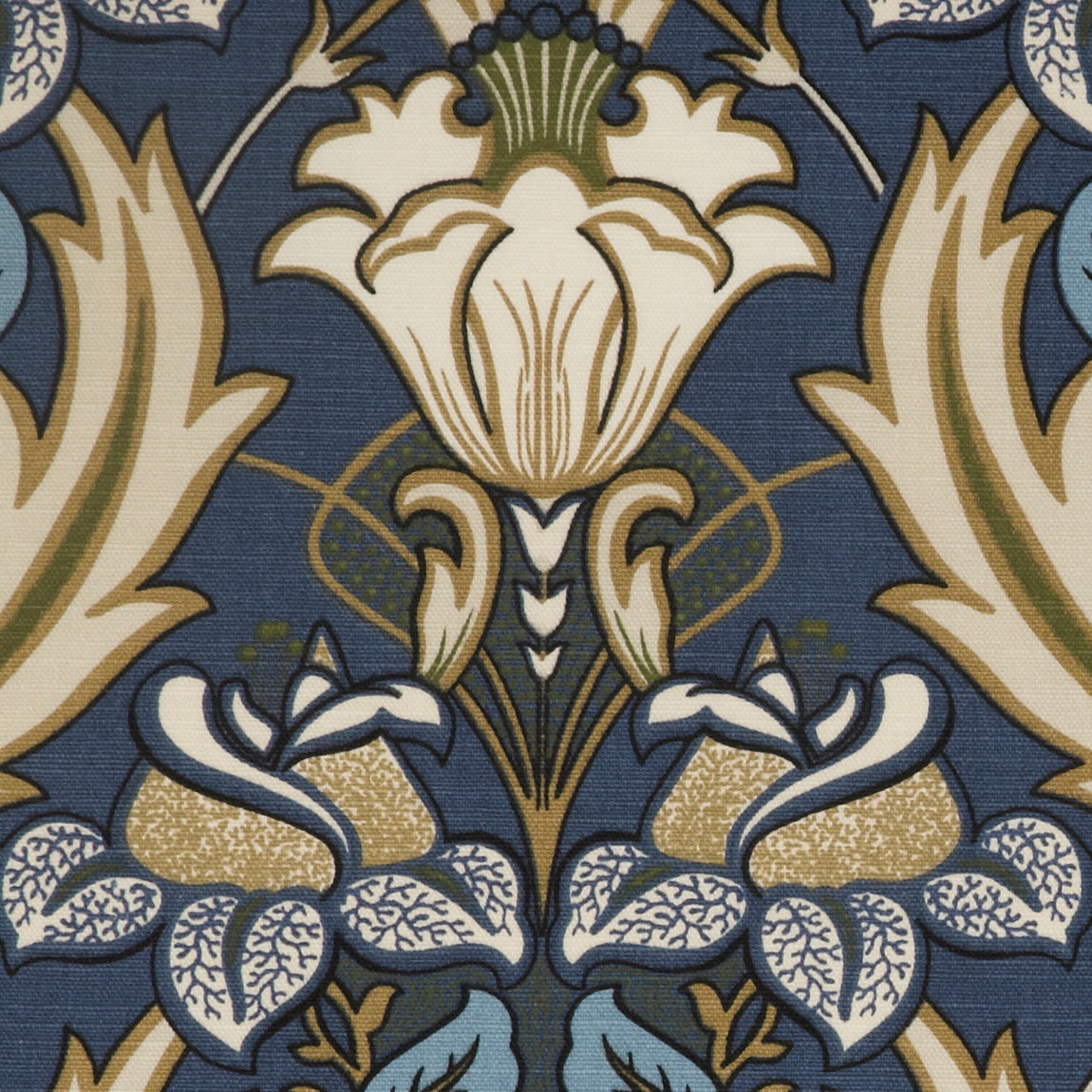 Acanthus Made to Measure Roman Blind Navy