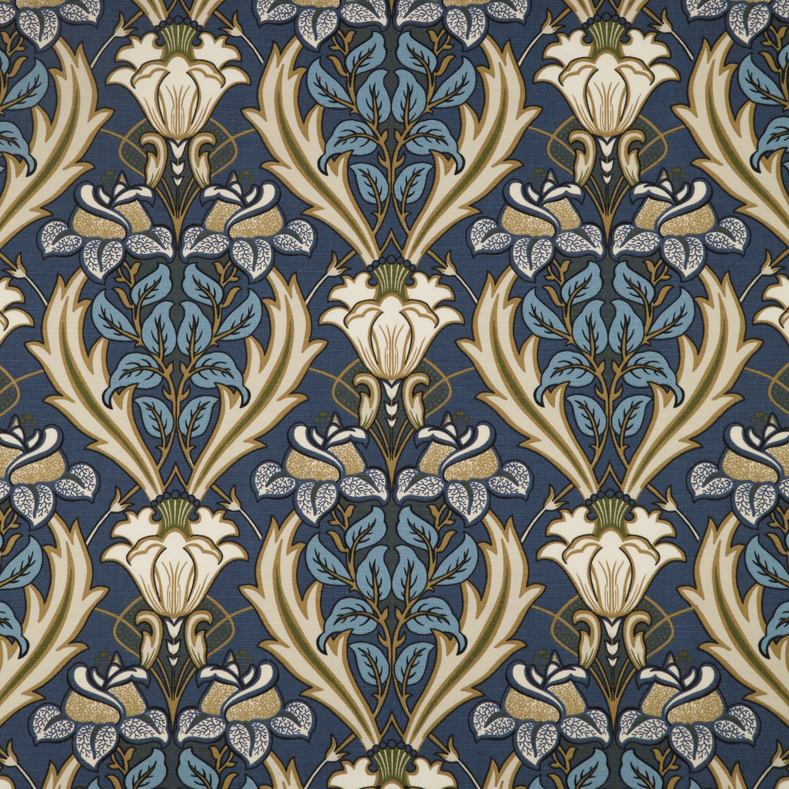 Acanthus Made to Measure Roman Blind Navy