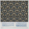 Acanthus Made to Measure Roman Blind Navy