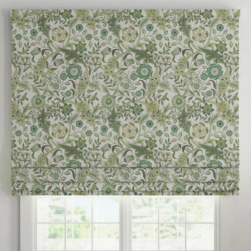 Linda Barker Home Agra Made To Measure Roman Blind Emerald