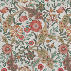 Linda Barker Home Agra Printed Cotton Fabric Spice