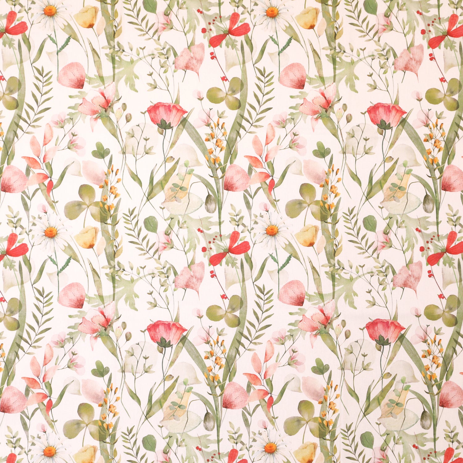 Linda Barker Alda 100% Cotton Fabric Red