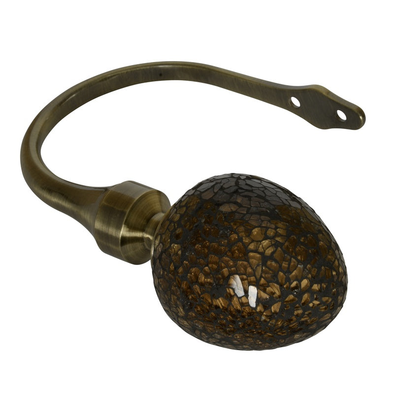 Alexia 28mm Eyelet Curtain Pole Antique Brass