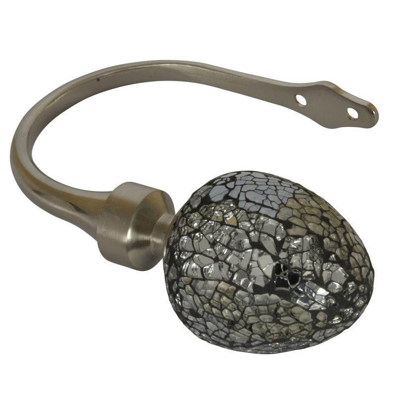 Alexia 28mm Eyelet Curtain Pole Satin Silver