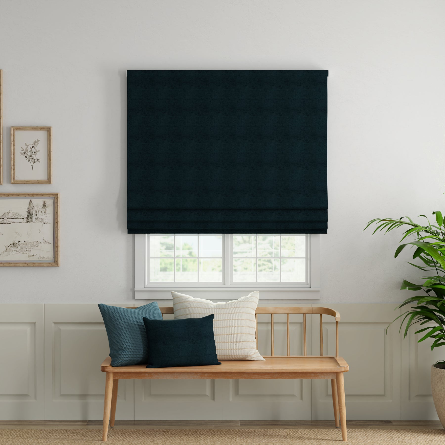 ANTE DECOR Altro Made To Measure Roman Blind Night Sky