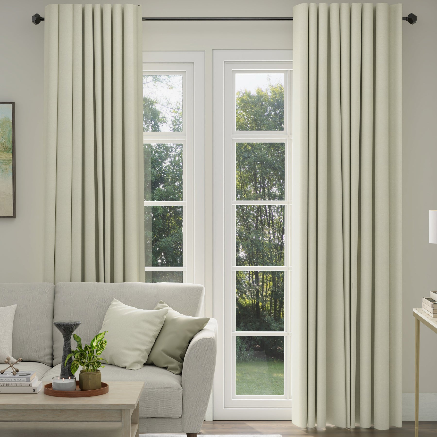 ANTE DECOR Altro Made To Measure Curtains Ivory