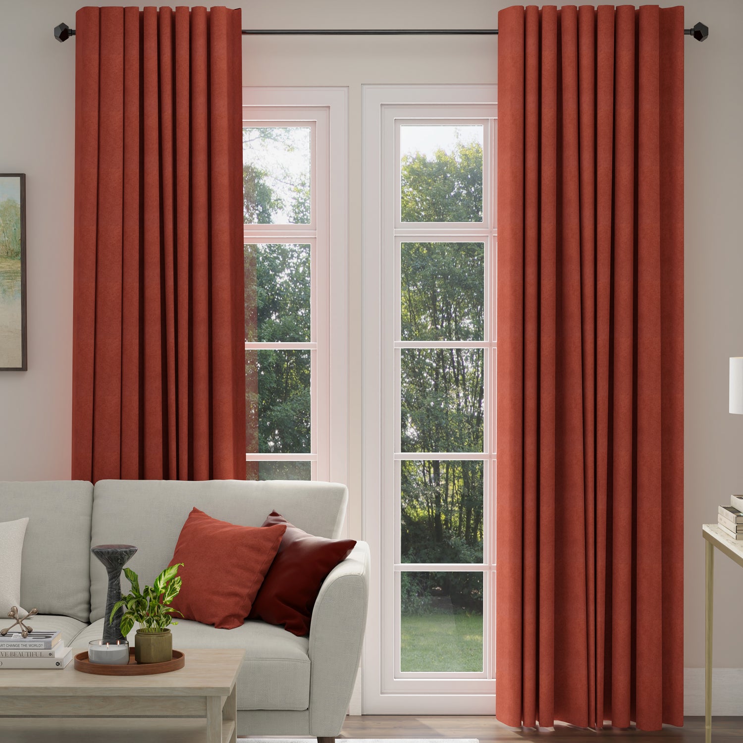 ANTE DECOR Altro Made To Measure Roman Blind Tabasco