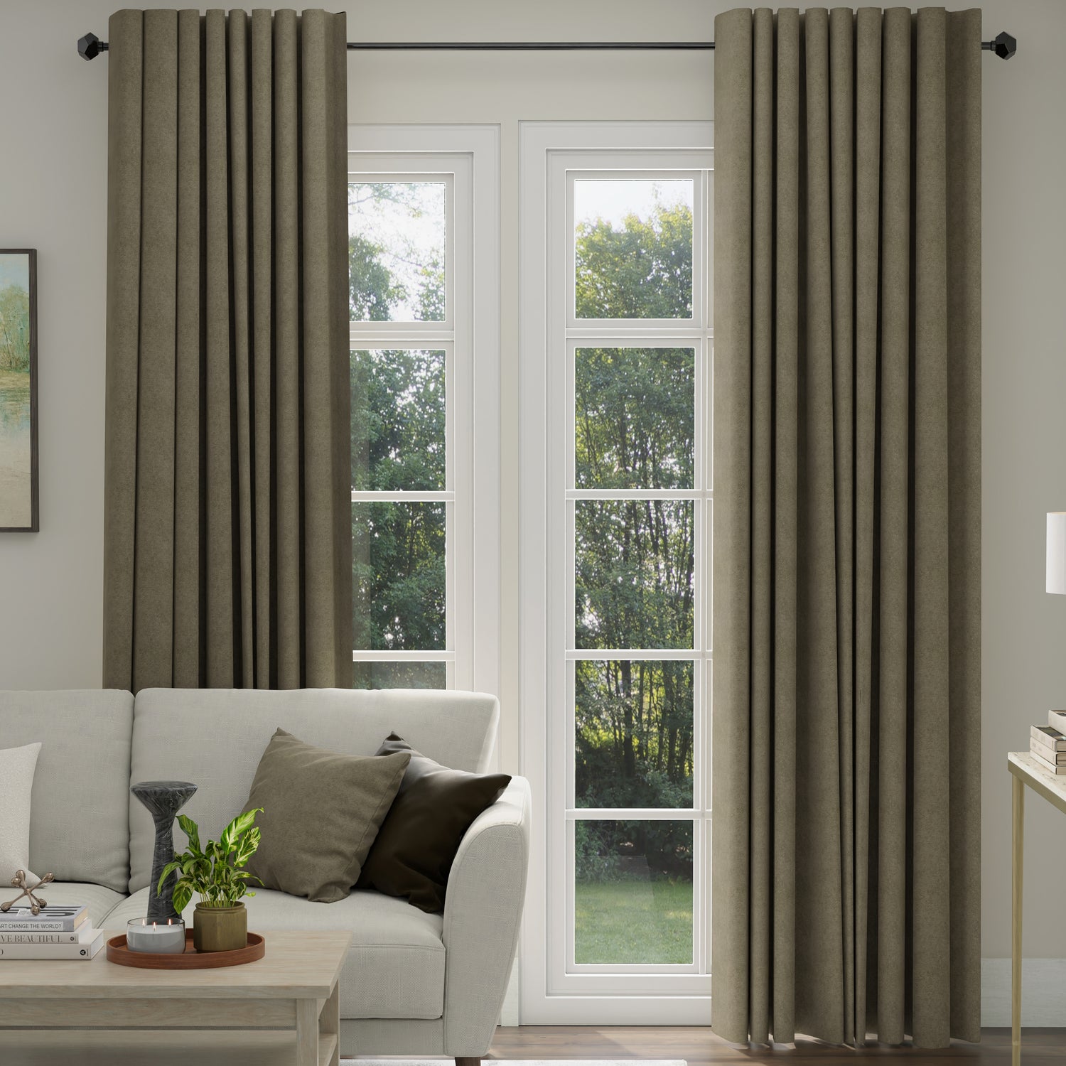 ANTE DECOR Altro Made To Measure Roman Blind Taupe