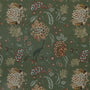 Linda Barker Home Chennai Blackout Made To Measure Curtains Emerald Sample Image
