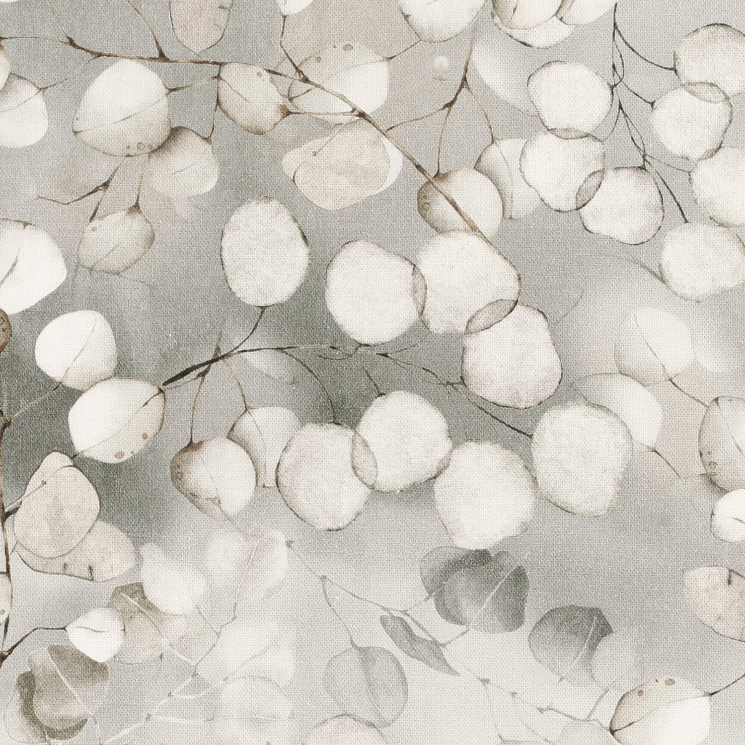 ANTE DECOR Lunaria Fabric Grey