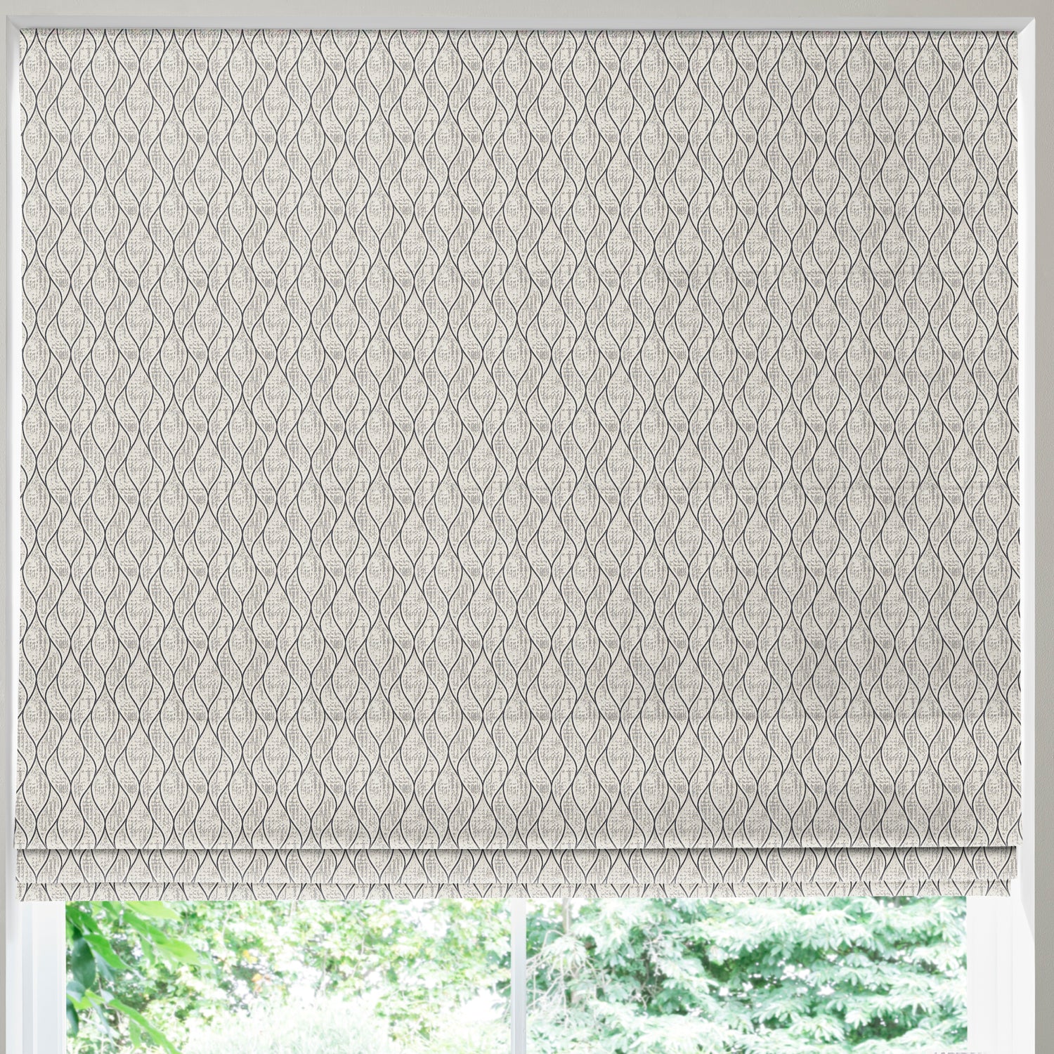 Nico Made to Measure Roman Blind Pewter