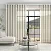 Romeo Voile Made To Measure Curtains + FREE Track - Wave Cream
