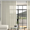 Romeo Voile Made To Measure Curtains + FREE Track - Wave Cream