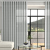 Romeo Voile Made To Measure Curtains + FREE Track - Wave Grey