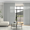 Romeo Voile Made To Measure Curtains + FREE Track - Wave Grey