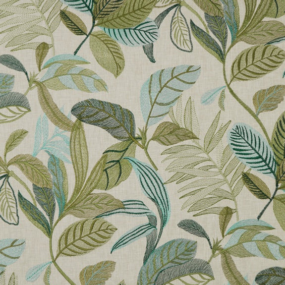 iLiv Antigua Embroidered Fabric Pistachio