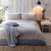 Appletree Hygge Anson Stripe Duvet Cover Bedding Set Grey