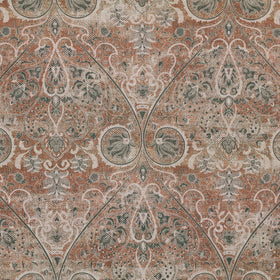 Linda Barker Home Jaipur Printed Cotton Fabric Spice