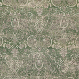 Linda Barker Home Jaipur Printed Cotton Fabric Emerald