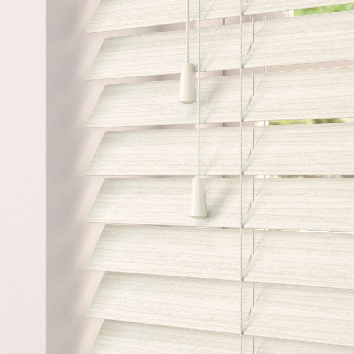 50mm Wood Essence Made To Measure Venetian Blind Arctic Oak