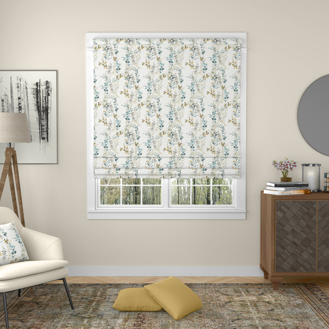 ANTE DECOR Arlene Made To Measure Curtains Teal
